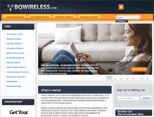 Tablet Screenshot of bqwireless.com
